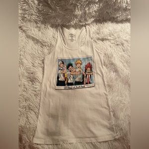 White My Hero Academia tank top hot topic